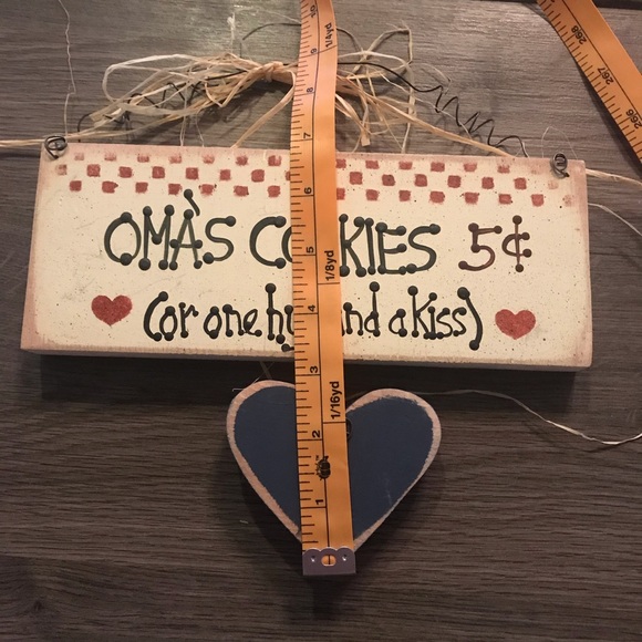Oma’s Cookies Sign - Picture 5 of 5